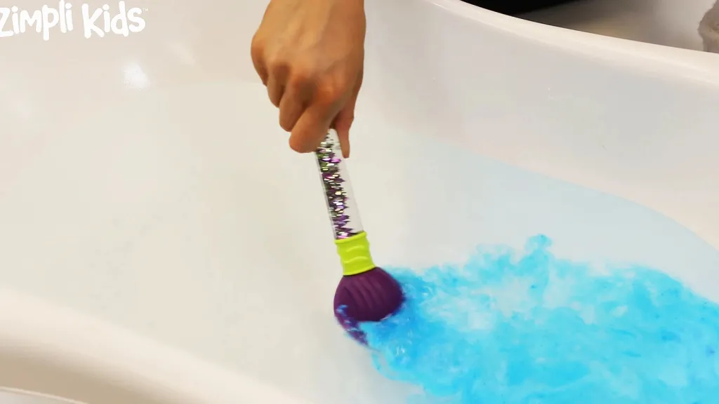 Zimpli Kids Basi Sensoriali | Baff Bombz Magic Brush Pennello per Dipingere con Bombe da Bagno Zimpli