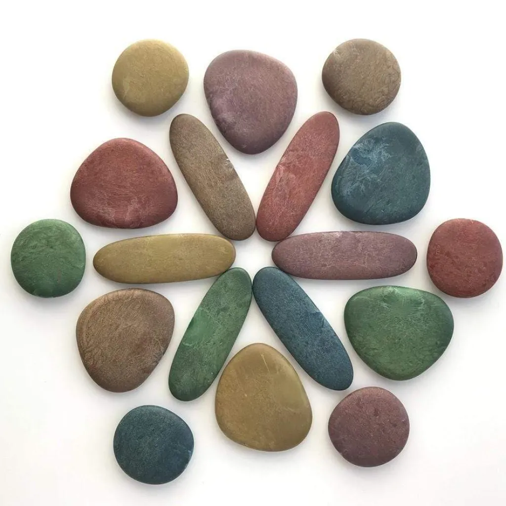Edx Education Autunno | Giochi Da Tavolo | Ciottoli colorati Rainbow Pebbles®