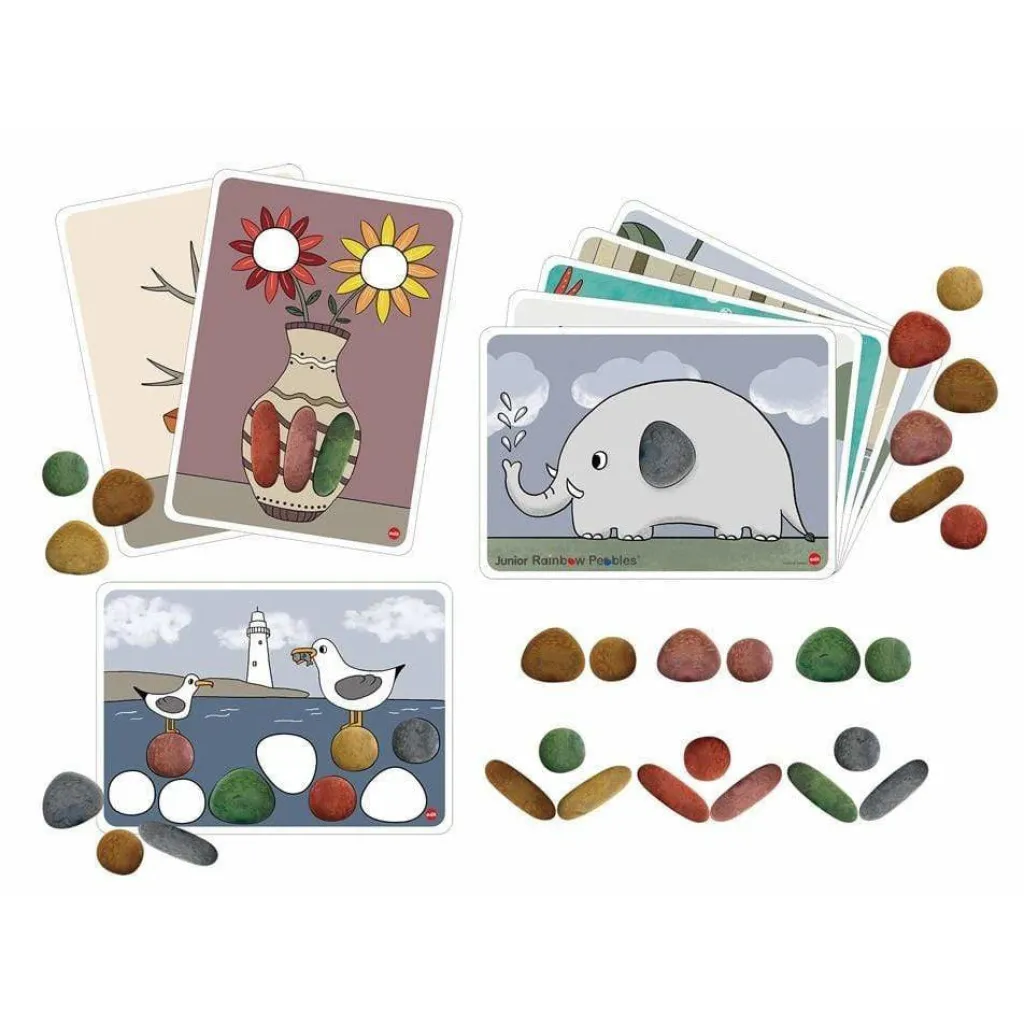Edx Education Autunno | Giochi Da Tavolo | Ciottoli colorati Rainbow Pebbles®