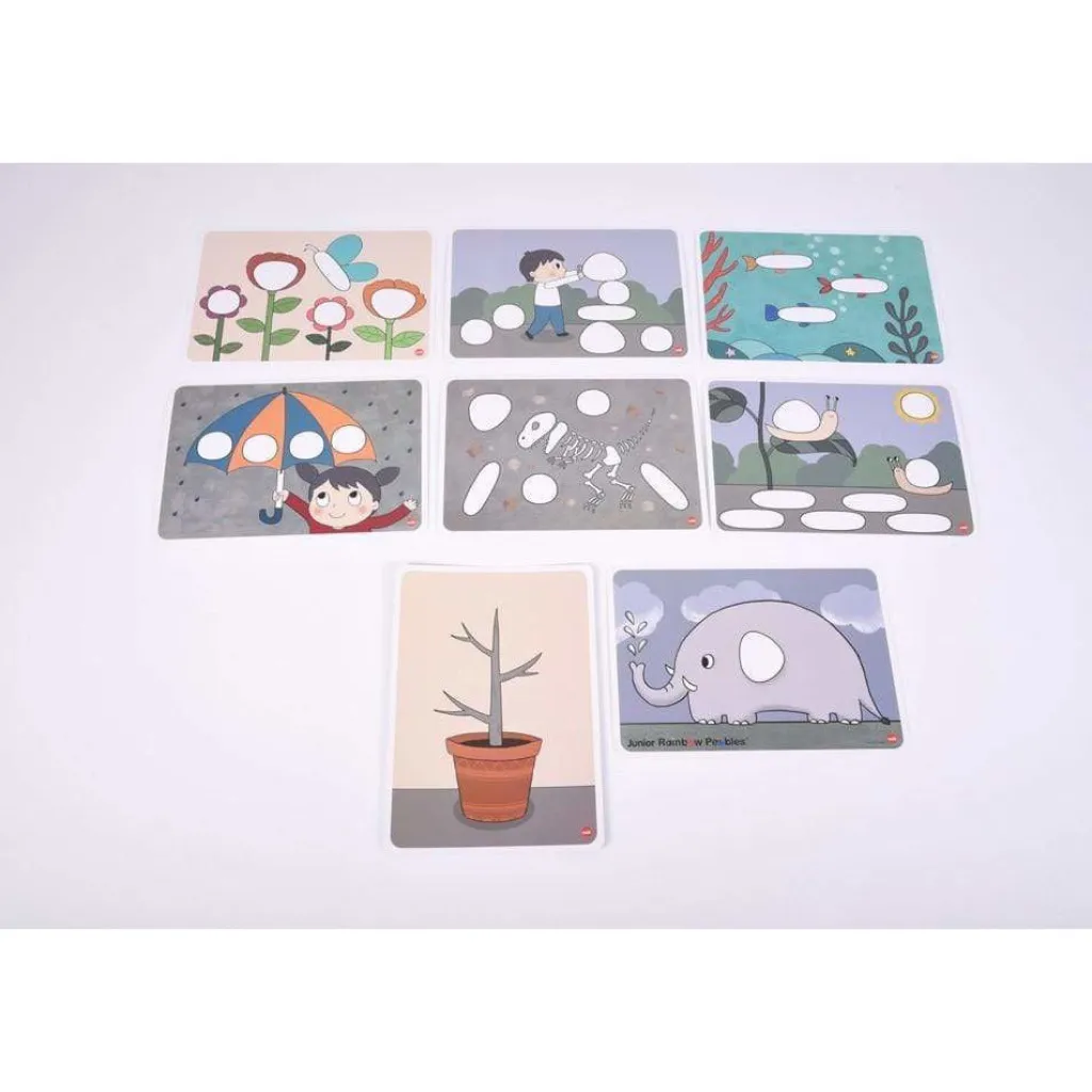 Edx Education Autunno | Giochi Da Tavolo | Ciottoli colorati Rainbow Pebbles®