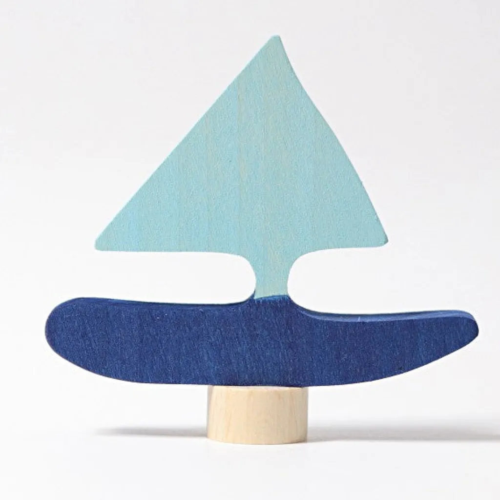 Grimm's Celebrations Estate | Figurine Decorative | Figurina decorativa in legno, Barchetta a Vela - Grimm's