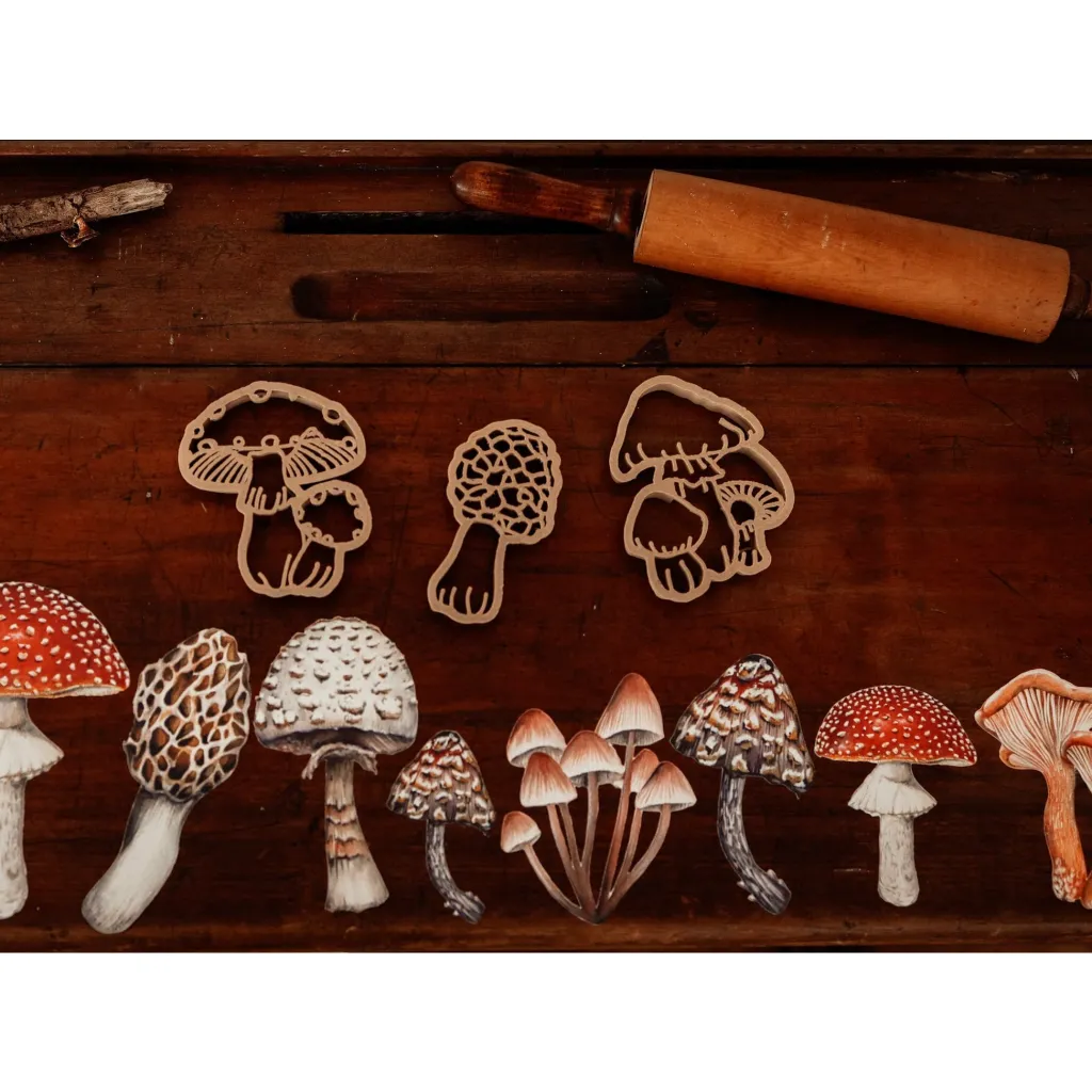Kinfolk Pantry Autunno | Stampini, Formine E Rulli Creativi | Formina in bioplastica per pasta modellabile Fungo di campo