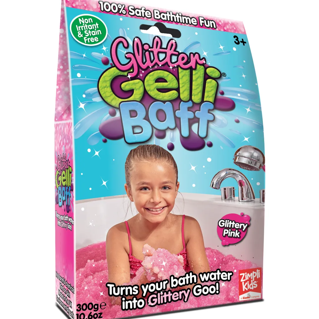 Zimpli Kids Halloween | Pannelli Luminosi | Gelatina sensoriale con eco-glitter Glitter Gelli Baff