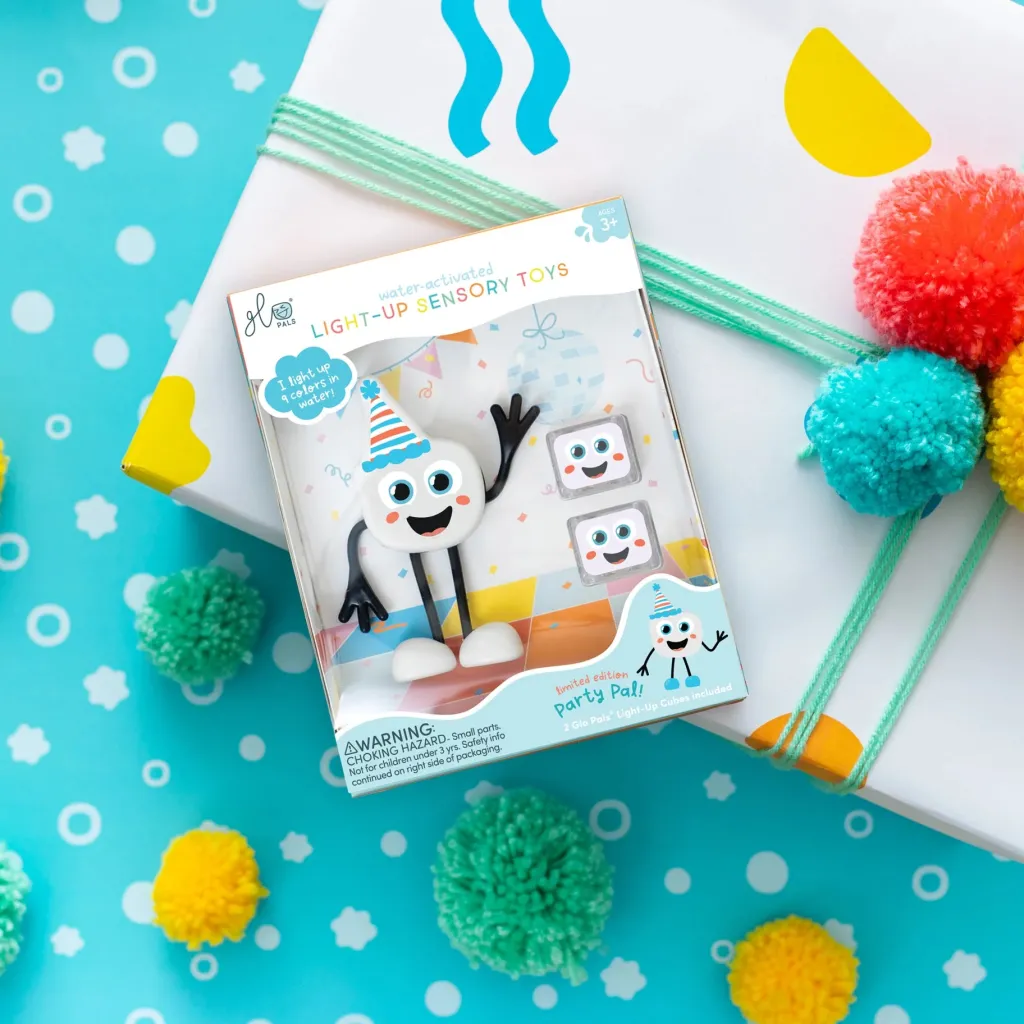 Glo Pals Pannelli Luminosi | Accessori | Set Personaggio + 2 cubi Party Pal Multicolore