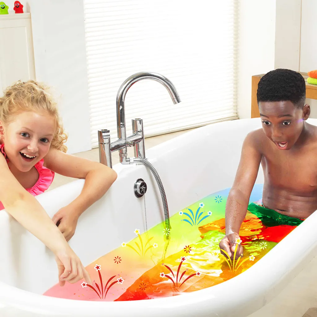Zimpli Kids Halloween | Pannelli Luminosi | Polvere scoppiettante cambia-colore Crackle Baff Colours