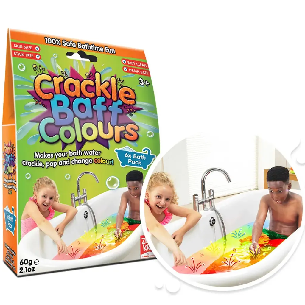 Zimpli Kids Halloween | Pannelli Luminosi | Polvere scoppiettante cambia-colore Crackle Baff Colours
